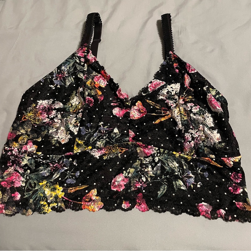 Torrid Curve Floral Lace Bralette Top Size 2X - Picture 2 of 6